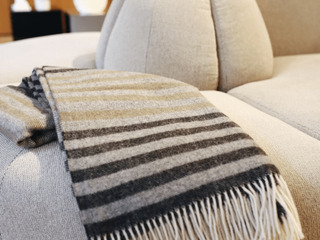 Strand Striped Wool Throw