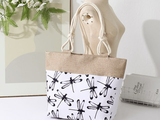 Dragonfly Canvas Beach Bags
