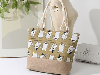 Cute Kittens Canvas Beach Bags