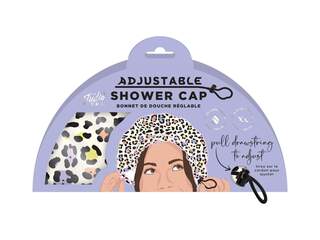 Leopard Adjustable Shower Cap