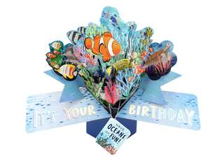 Pop Up Cards<br>Birthday Ocean