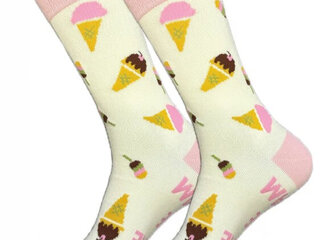 Sock Bros Women's<br>Pink Ice Cream