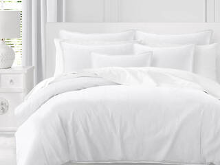 Sutton White Bedding by 6ix Tailors- Twin 