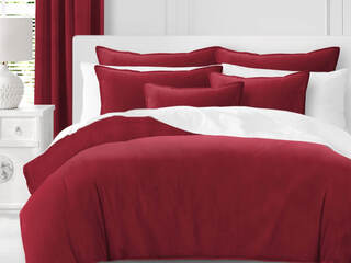 Vanessa Red Bedding by 6ix Tailors- Queen