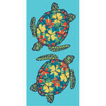 Sea Turtles Fun Printed Velour Beach Towels
