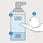 Casilla Foaming Soap Pump by Interdesign