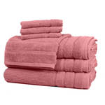 Coral Egyptian Cotton Towels
