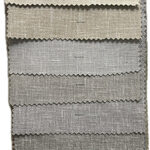 From Top to Bottom Cream, Oats, Ecru, Fog, Abalone, Steel, Rhino, Caramel, Pigeon Grey, Granite