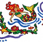 Mermaid Pillowcase Painting Kit After