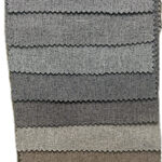 From top to bottom Silver, Pewter, Zinc, Dusted Aluminum, Soft Platinum, Lead, Brown Wool, Paper Brown, Corduroy, Dried Moss, Cedar, Chocolate