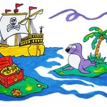 Pirate Pillowcase Painting Kit After
