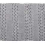 Light Grey Regal Cotton Rug by Mode at Home